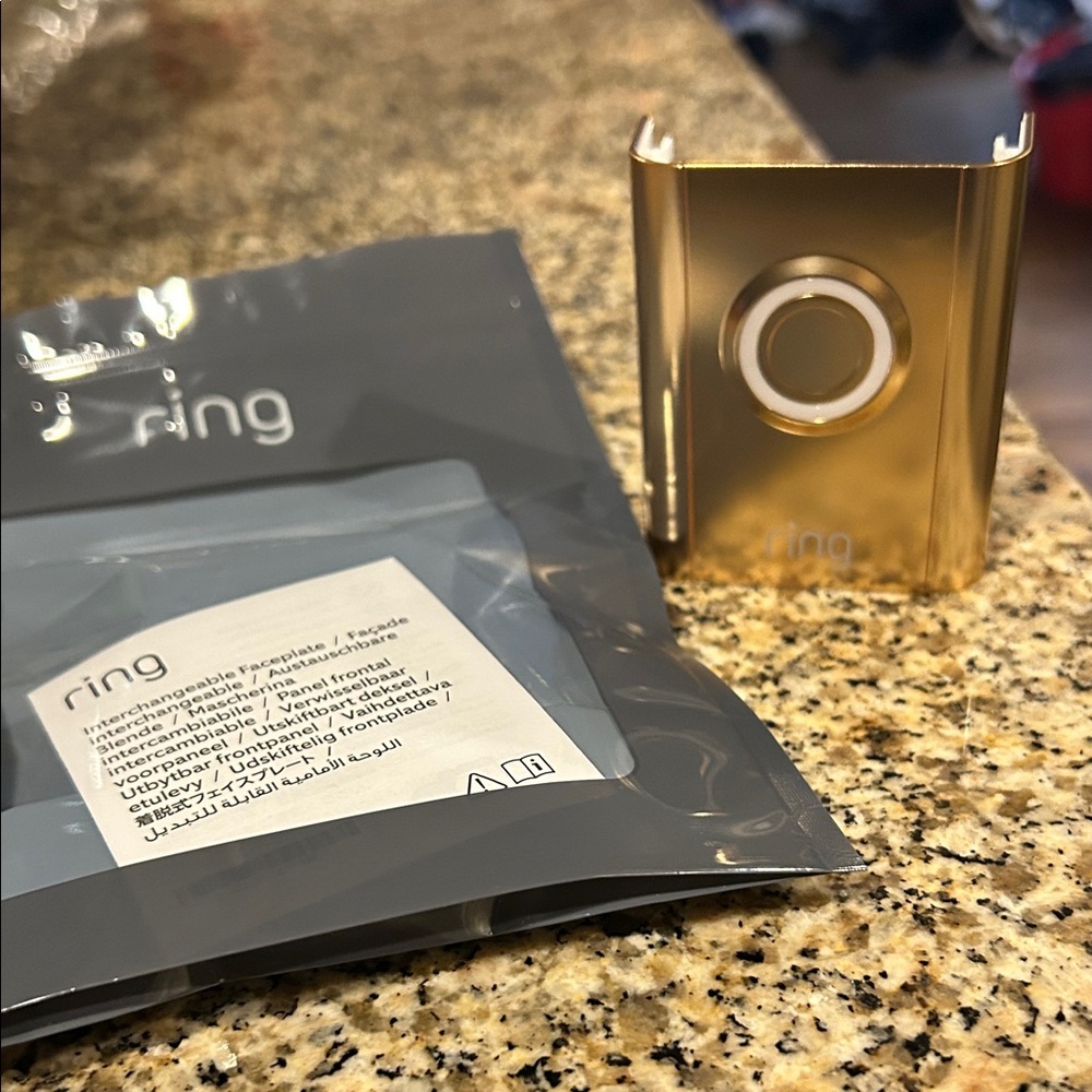 Ring Gold Doorbell Cover